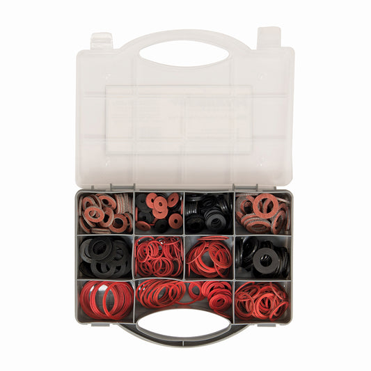 Fibre & Rubber Washers Selection Pack, 280pce. - 386124