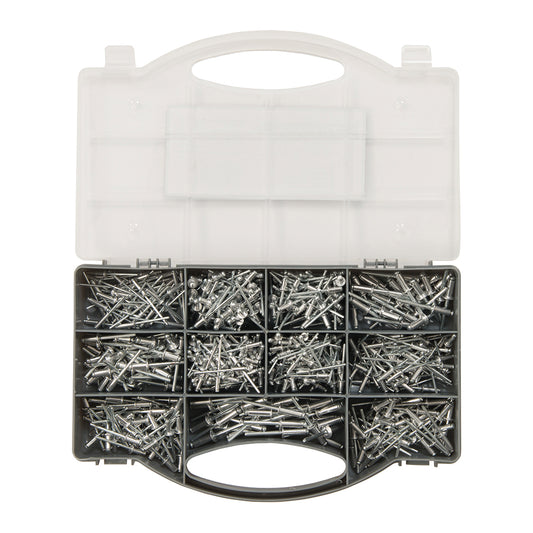 Aluminium Blind Rivets Selection Pack - 650 PCE - 514633