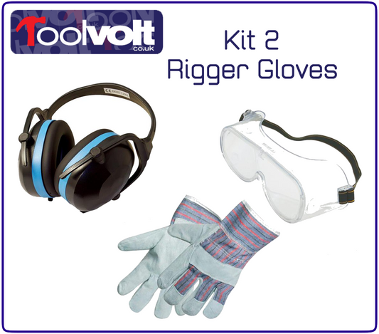 Health & Safety PPE Kit, Gloves, Goggles, Ear Defenders, Choose Your Kit.