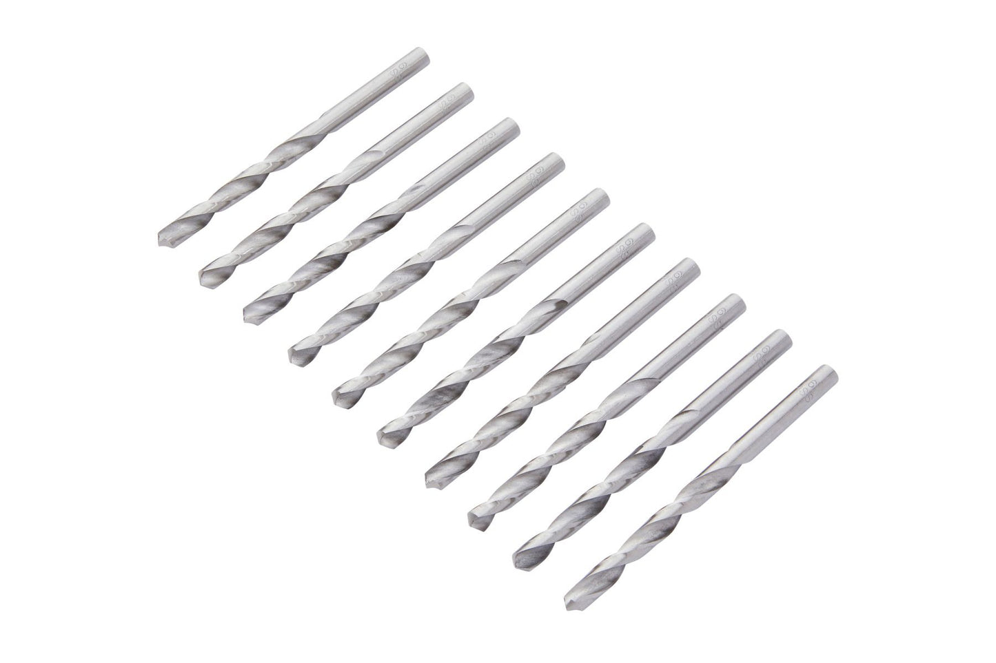 6mm HSS Drill Bits. 10 Drill Bits Per Pack.