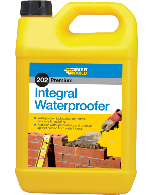 Integral Waterproofer Cement Mix Additive. 5Ltr
