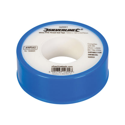 White PTFE Thread Seal Tape 10pk