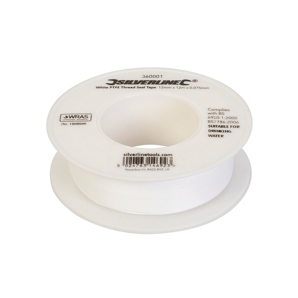 White PTFE Thread Seal Tape 10pk