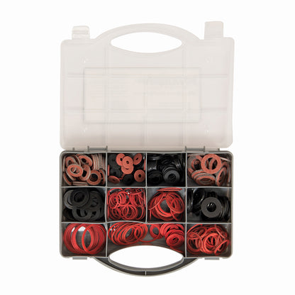 Fibre & Rubber Washers Selection Pack, 280pce. - 386124