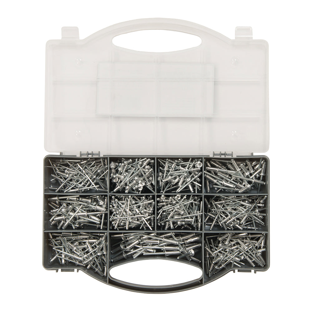 Aluminium Blind Rivets Selection Pack - 650 PCE - 514633