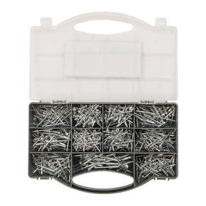 Aluminium Blind Rivets Selection Pack - 650 PCE - 514633