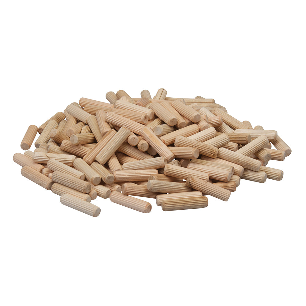 Fluted Birchwood Dowel Pins 200 Pack