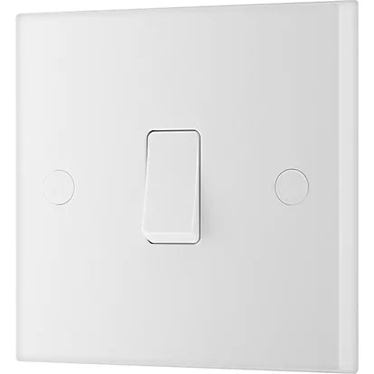 British General 900 Series 20A 1-Gang DP Control Switch White