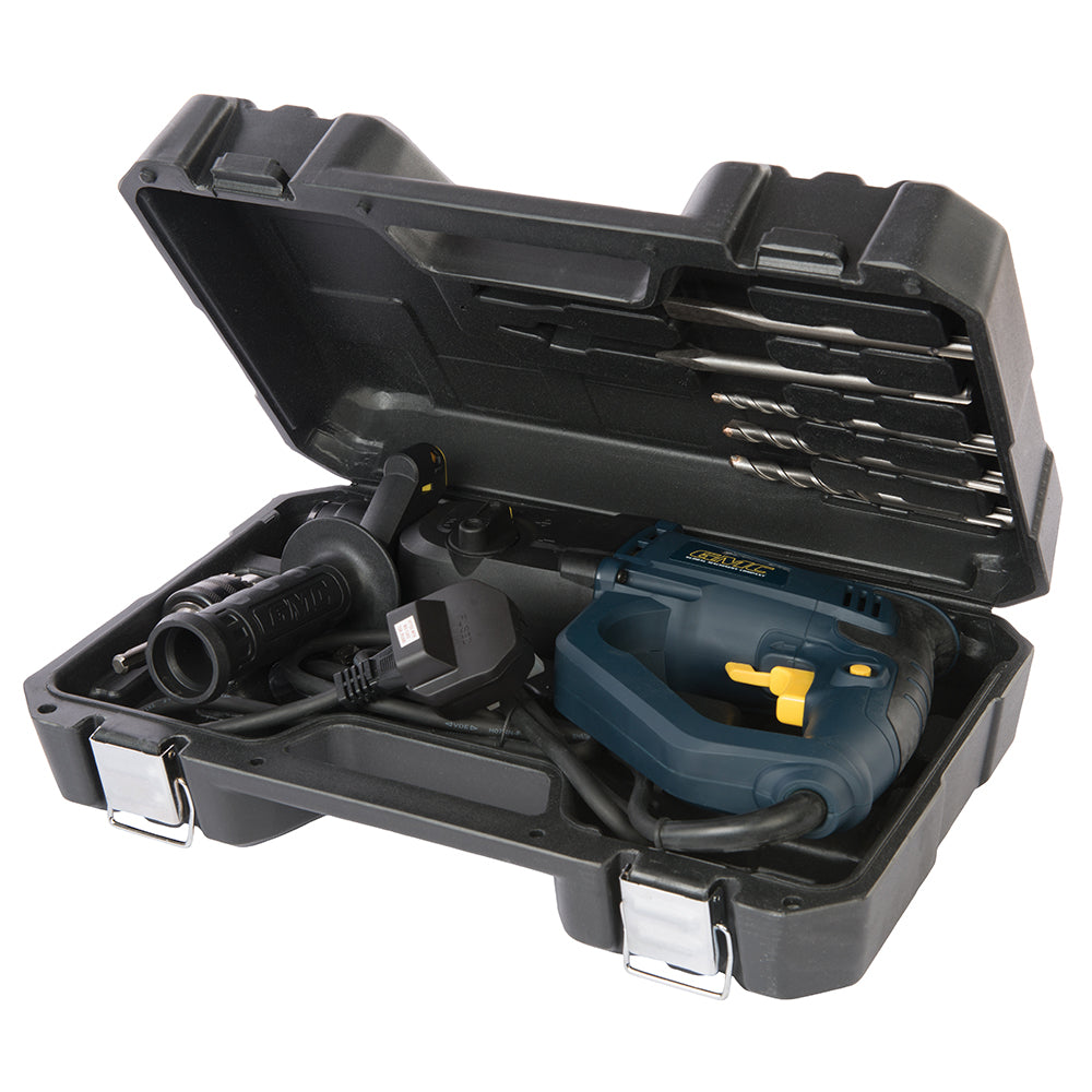GMC 800W SDS Plus Hammer Drill GSDS800 Mains-powered 240 Volt in Carry Case