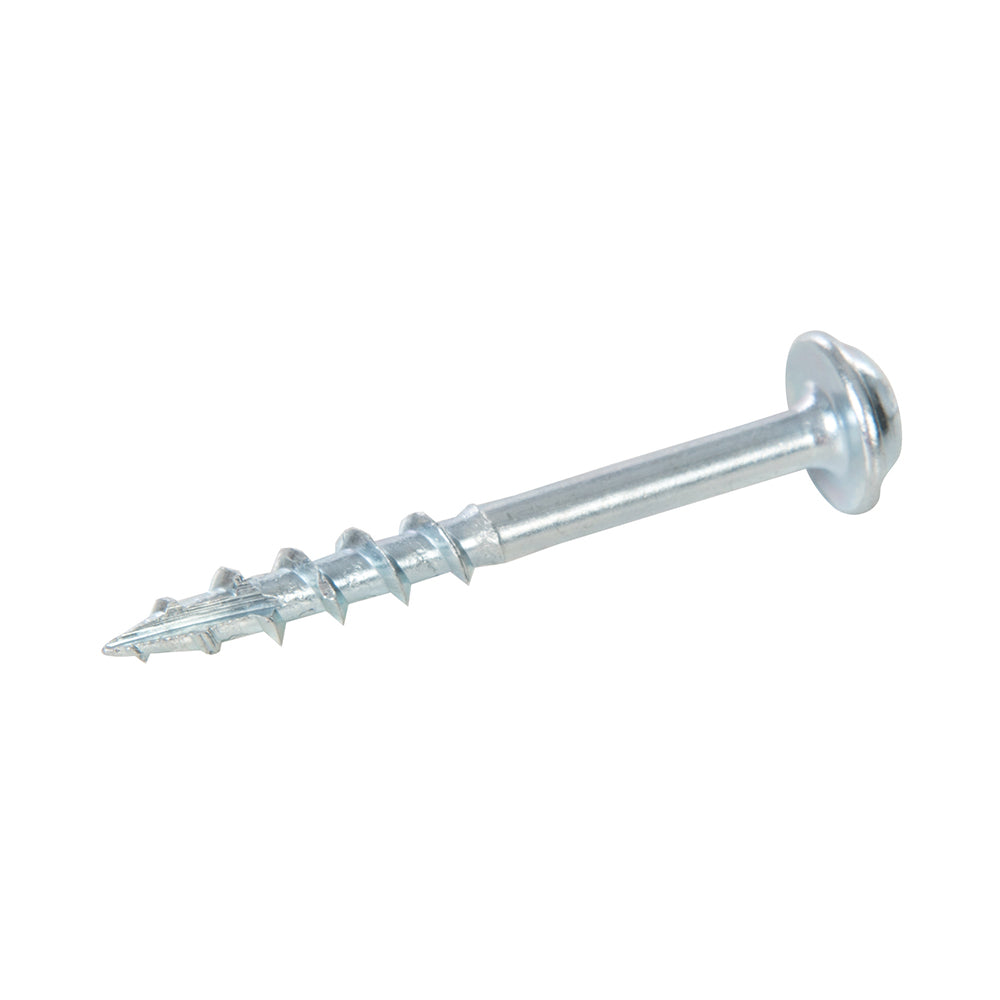 Pocket Hole Screws Washer Head Coarse Zinc. 8 x 1-1/2" 100pk - TOP UP PACK