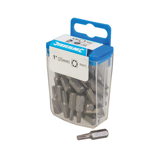 T20 Cr-V 6150 Velux Screwdriver Bits 30pk. Fits Velux Window Flashing Kits.