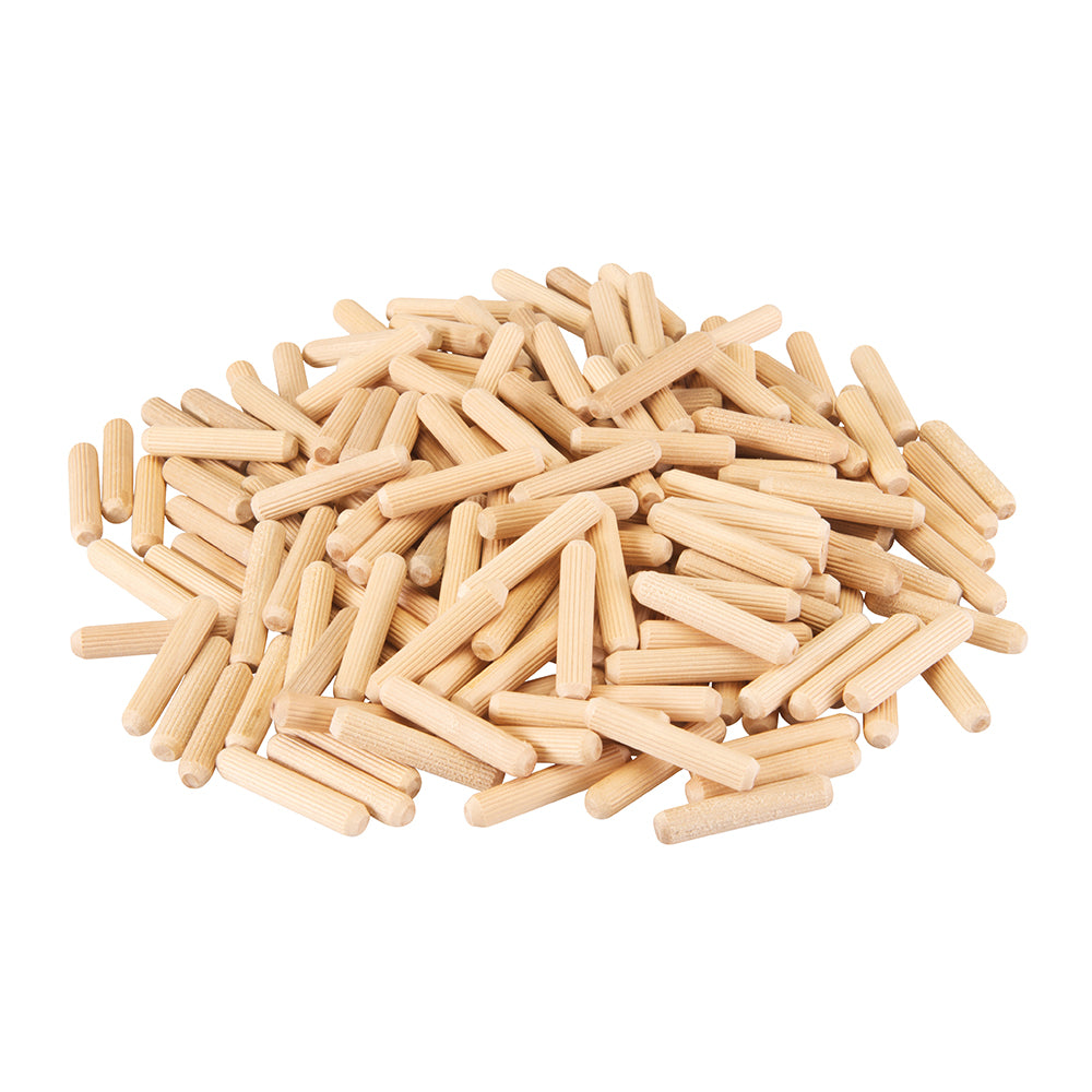 Fluted Birchwood Dowel Pins 200 Pack
