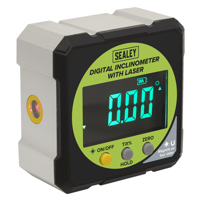 Sealey digital inclinometer with laser