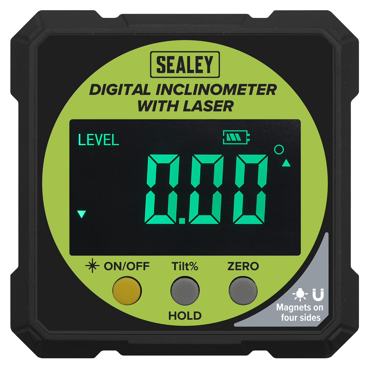 Sealey digital inclinometer with laser