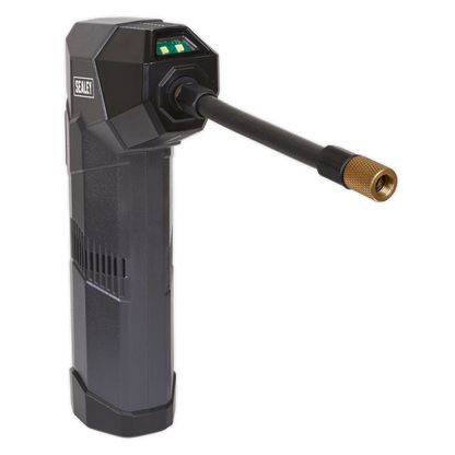 Expansion Vessel Pump. Compact Rechargeable Tyre Inflator & Power Bank with Worklight.