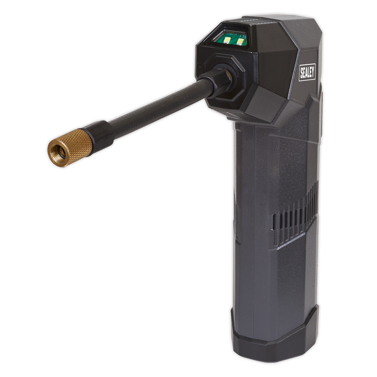 Expansion Vessel Pump. Compact Rechargeable Tyre Inflator & Power Bank with Worklight.