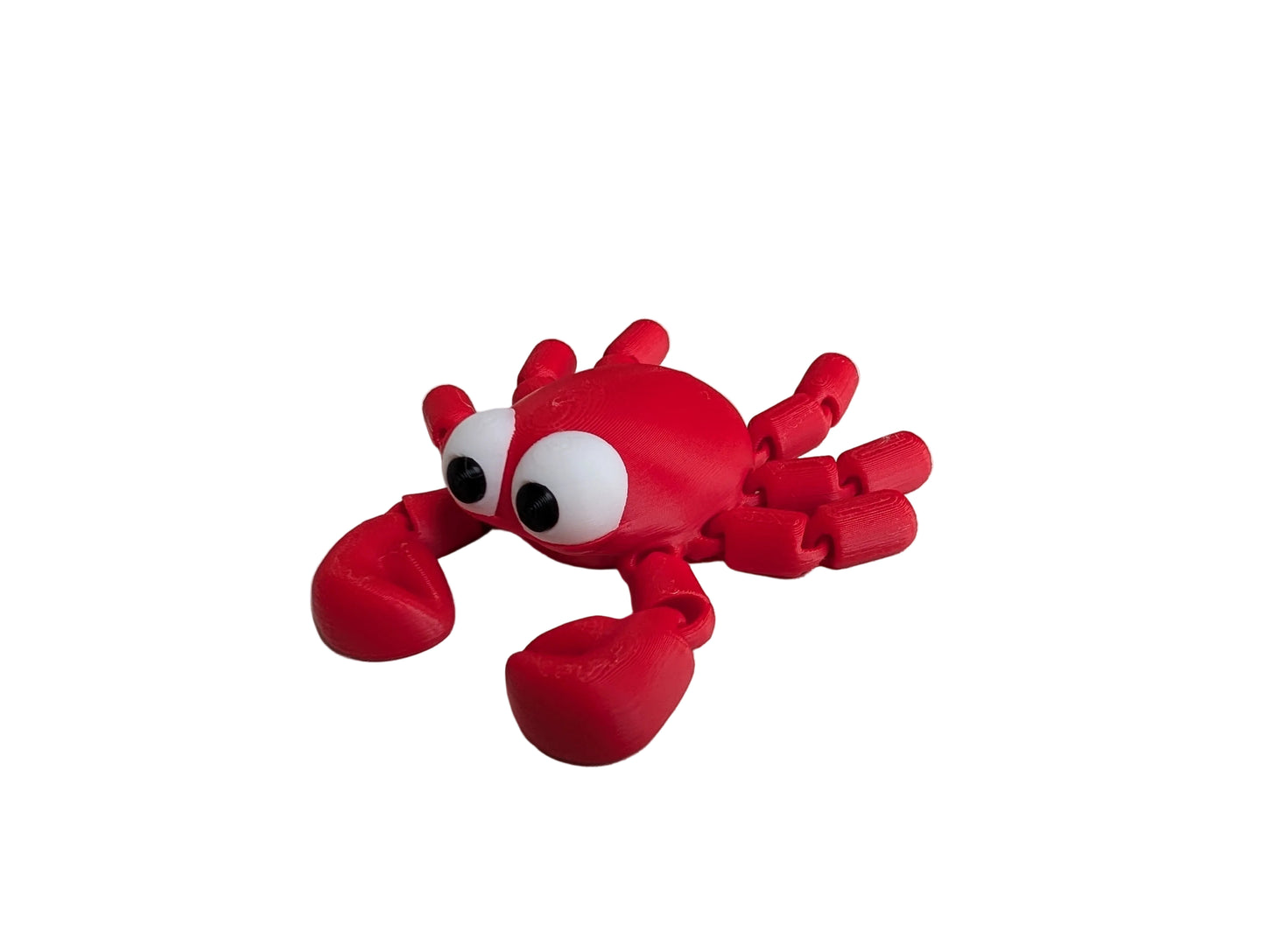 3D printed Articulated Crab, Fully movable joints.