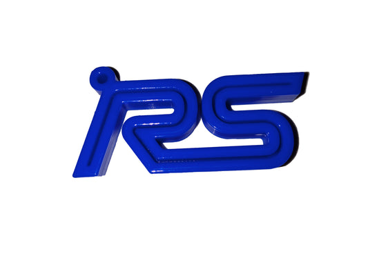 Ford Focus RS Key Ring in Gloss Blue