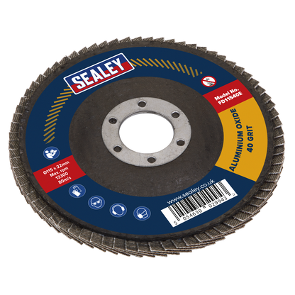Part of a 3 Pack Aluminium Oxide Sanding Flap Discs