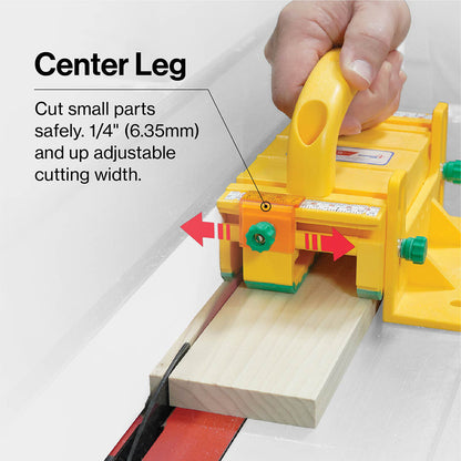 MJ GRR-RIPPER 3D Table Saw Pushblock+ Inc SafeRip Kit.