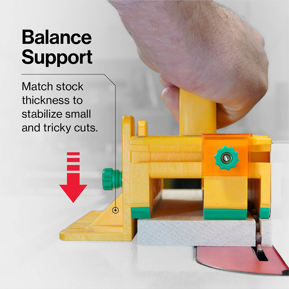 MJ GRR-RIPPER 3D Table Saw Pushblock+ Inc SafeRip Kit.