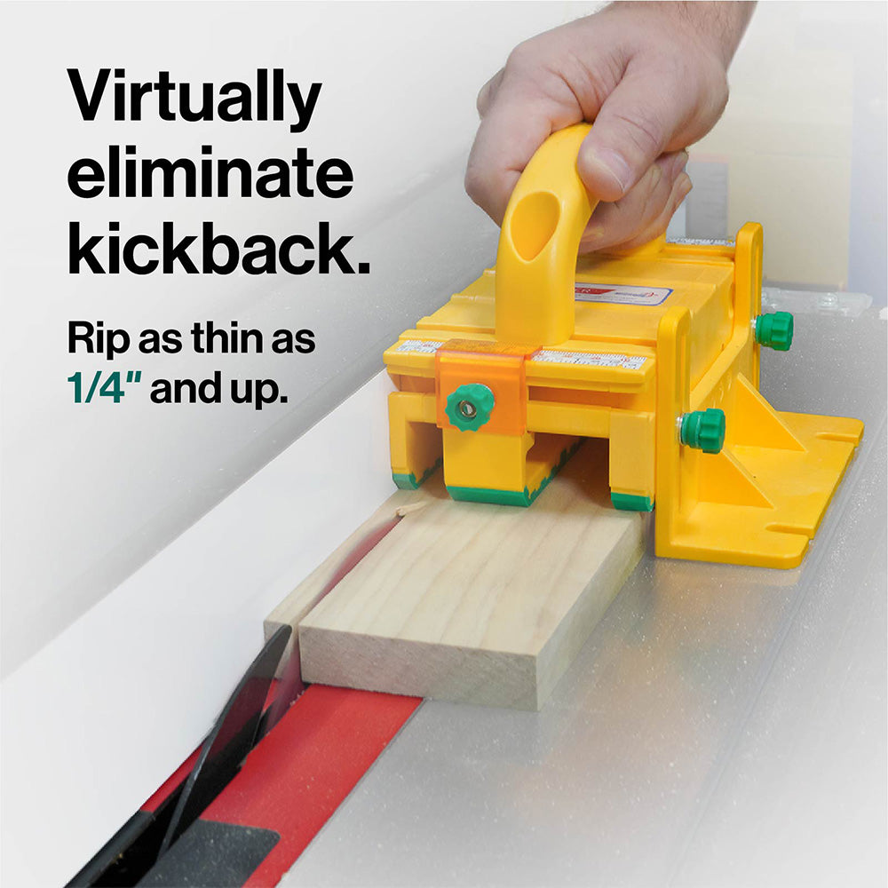 MJ GRR-RIPPER 3D Table Saw Pushblock+ Inc SafeRip Kit.