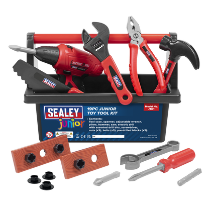 Sealey junior toy tool kit with various tools