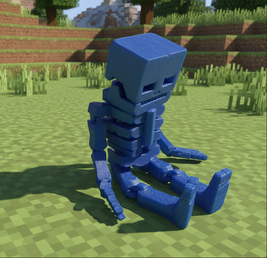 Minecraft Skeleton sun bathing
