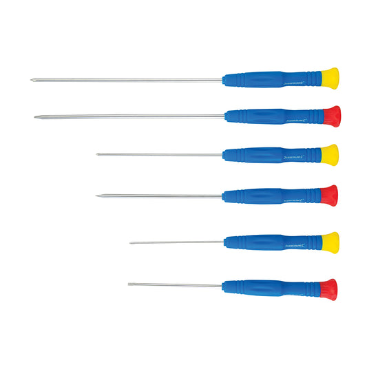 Extra-Long Precision Screwdriver Set for Mobile Phone &amp; Jewelry 6pce - SD62