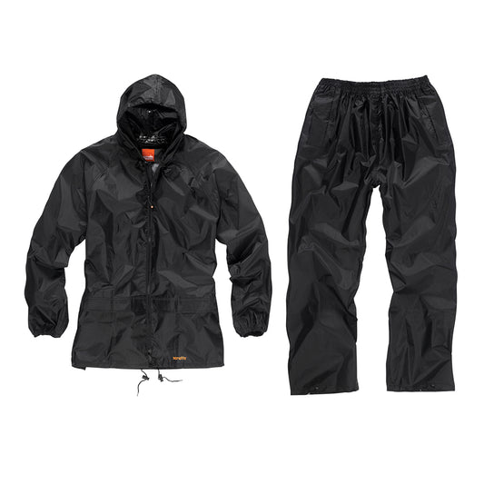 Scruffs Waterproof Rain Suit Black. X-Large - T54560