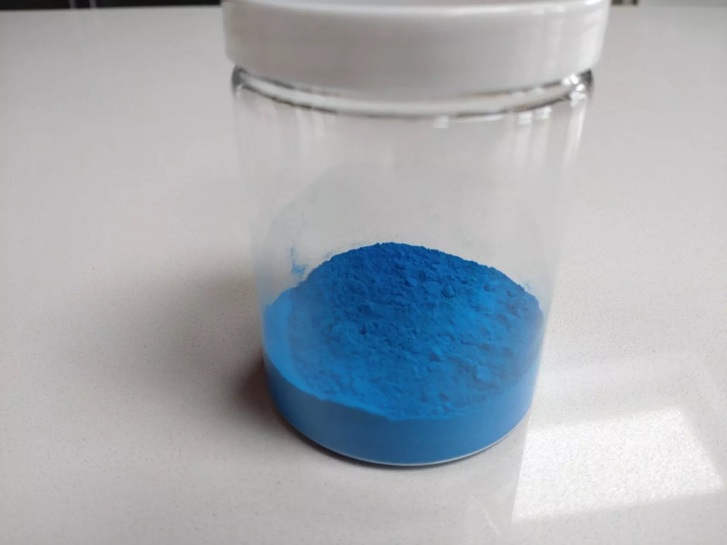 Polyester Powder Coat for laser engravers, Candy Blue Gloss. 20 Grams