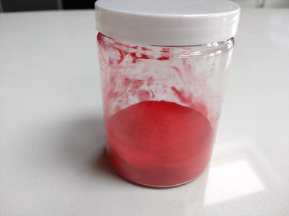 Polyester Powder Coat for laser engravers, BS Red Gloss High Flow. 20 Grams