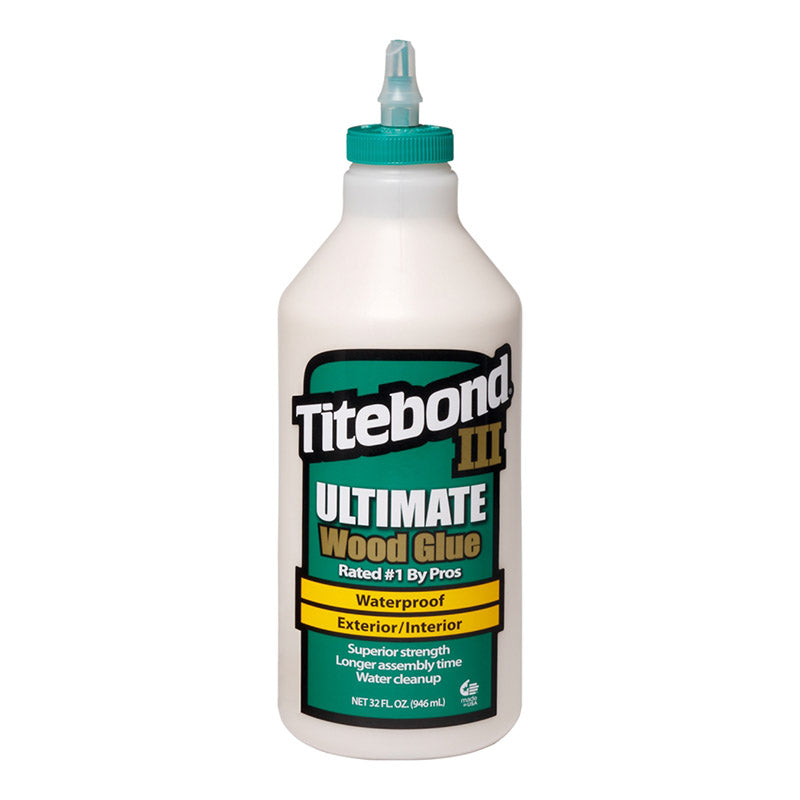 Titebond III Ultimate Wood Glue 32oz Quart.
